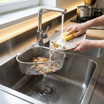 Panier filtre d'évier en acier inoxydable pour vidange rapide - Prati - Kitchen