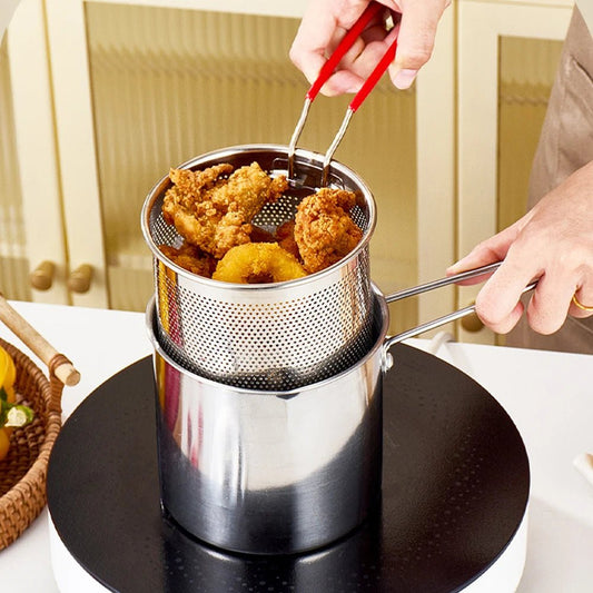 panier friteuse profond en inox pour cuisson immersive - Prati - Kitchen