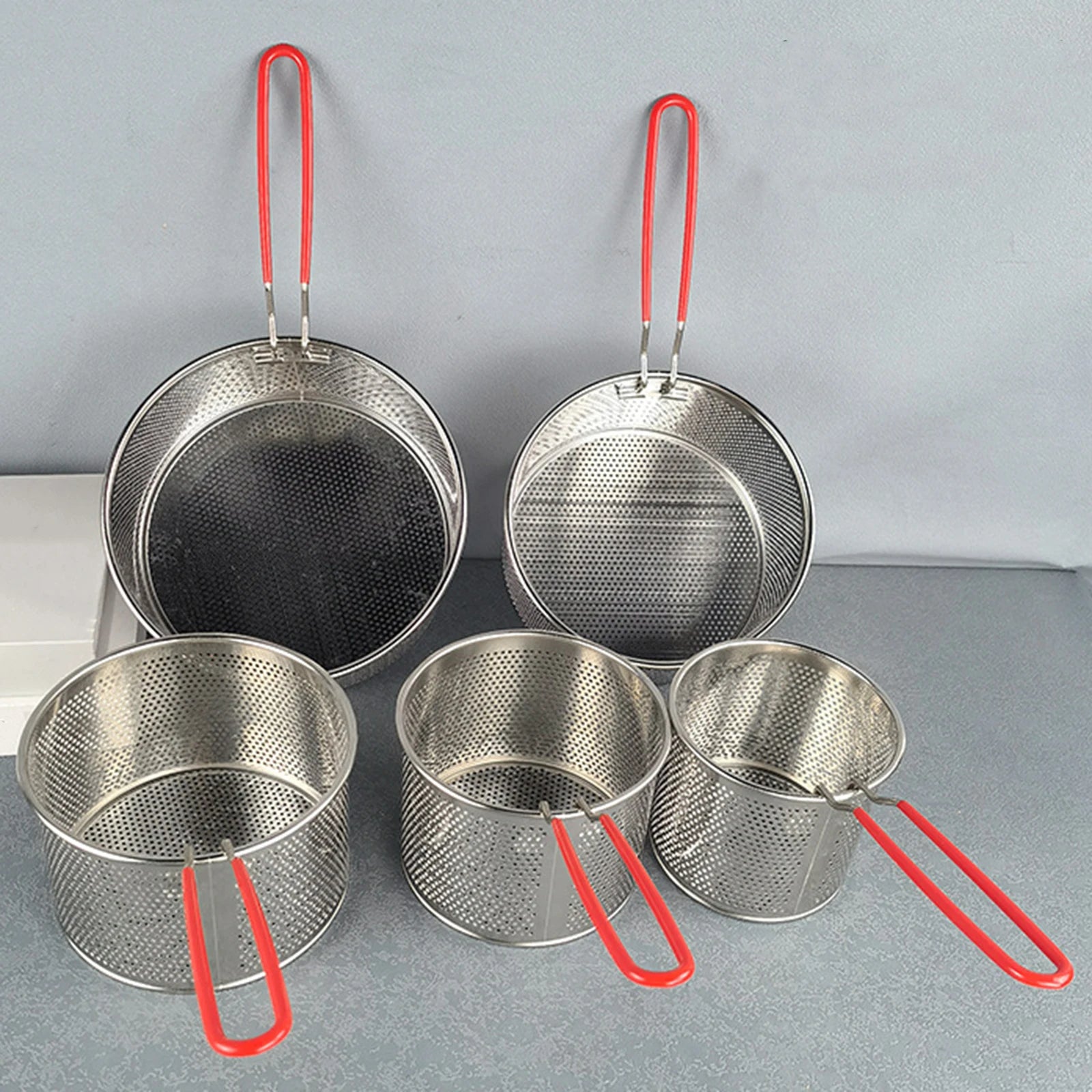 panier de cuisson multifonction en acier inoxydable : les 5 tailles