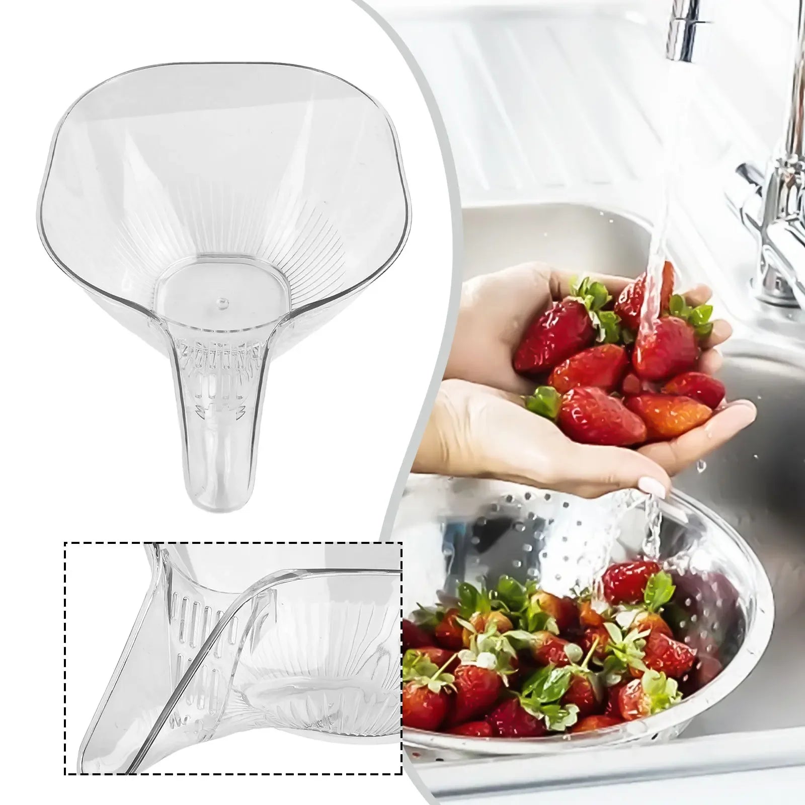 passoire de lavage universel | pour fruits, légumes, viande, riz, pâtes et volaille - Prati - Kitchen