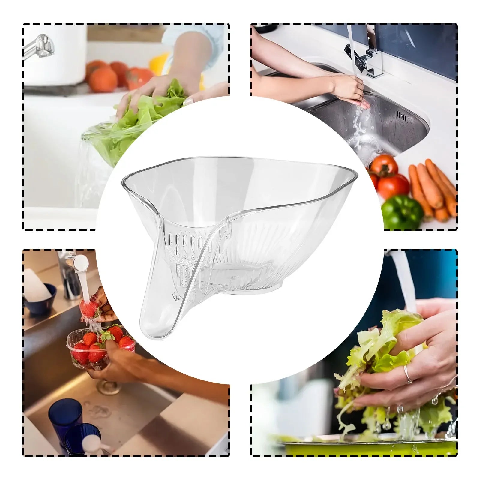 passoire de lavage universel | pour fruits, légumes, viande, riz, pâtes et volaille - Prati - Kitchen