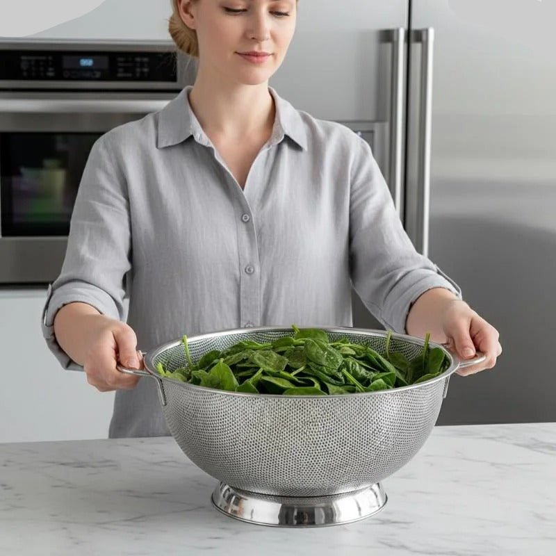 Passoire sur pied acier inoxydable 28,5 cm - Prati - Kitchen
