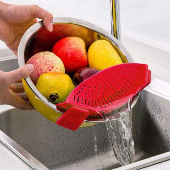passoire universelle silicone | adaptable casseroles, poêles et bols - Prati - Kitchen