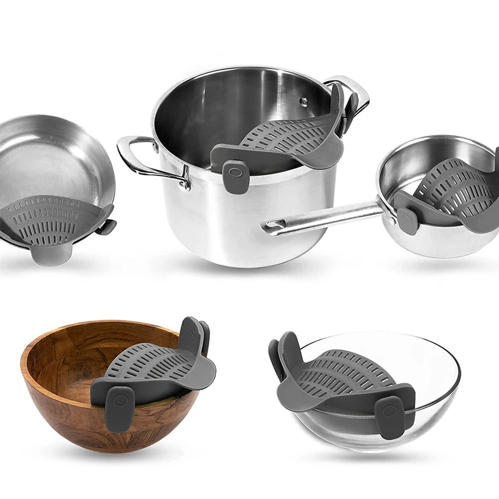 passoire universelle silicone | adaptable casseroles, poêles et bols - Prati - Kitchen