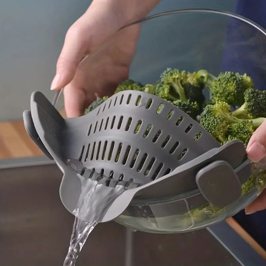 passoire universelle silicone | adaptable casseroles, poêles et bols - Prati - Kitchen