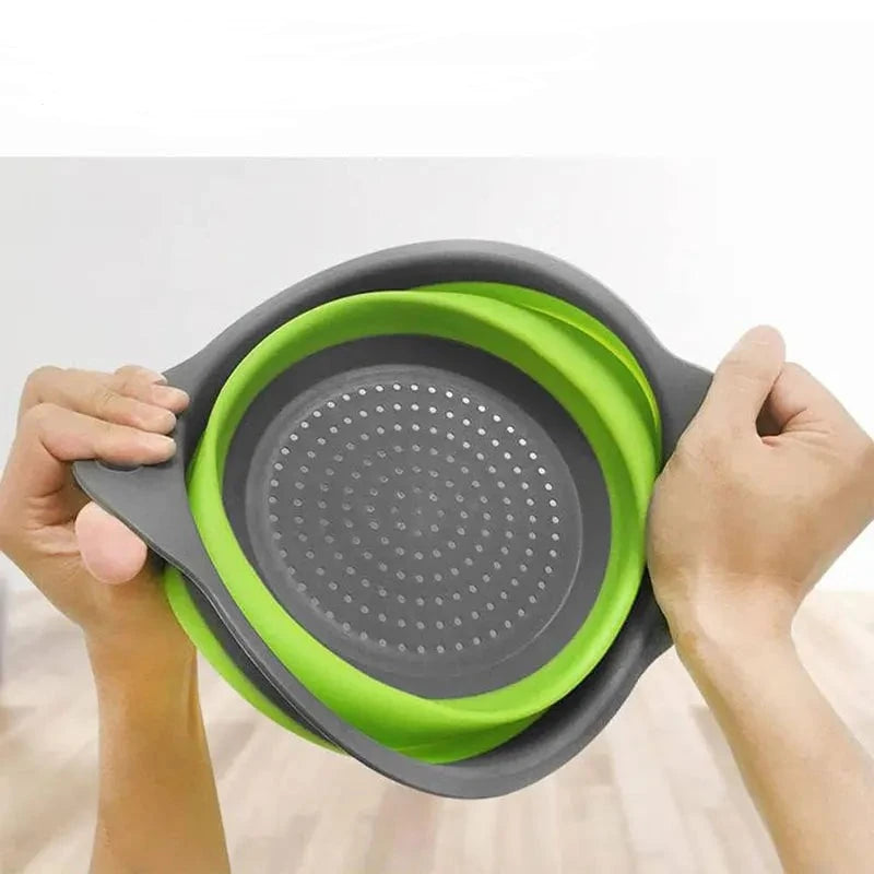 passoire pliable en silicone : qu'on tord