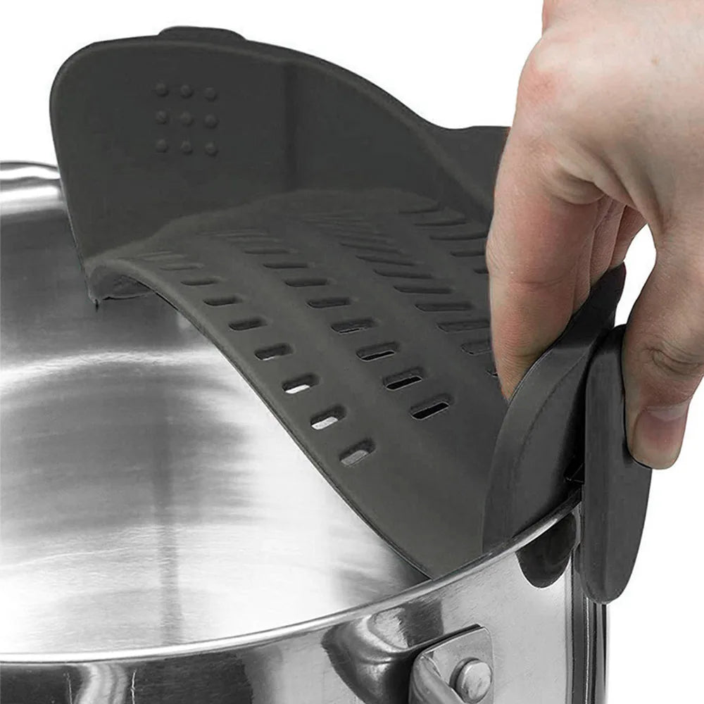 passoire universelle silicone :gris