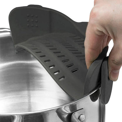 passoire universelle silicone :gris
