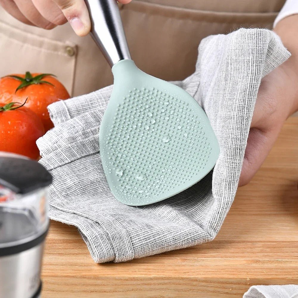 Pelle à riz silicone et acier inoxydable - Prati - Kitchen