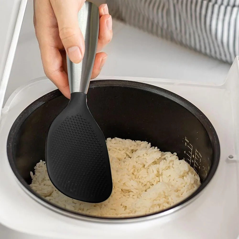 Pelle à riz silicone et acier inoxydable - Prati - Kitchen