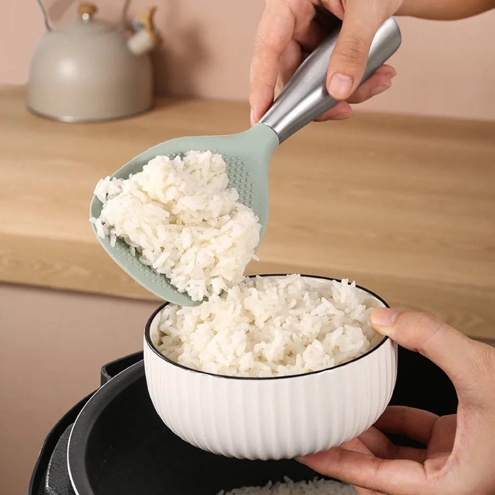 Pelle à riz silicone et acier inoxydable - Prati - Kitchen