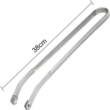 pince barbecue longue en inox avec mâchoire dentelée - Prati - Kitchen