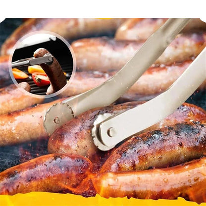 pince barbecue longue en inox avec mâchoire dentelée - Prati - Kitchen