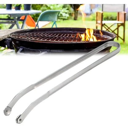 pince barbecue longue en inox avec mâchoire dentelée - Prati - Kitchen