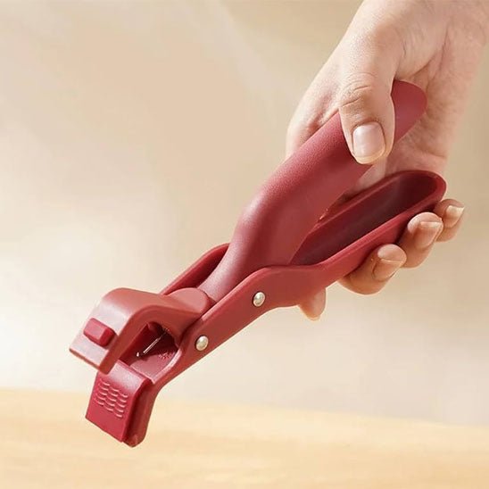 pince anti-brûlure rouge