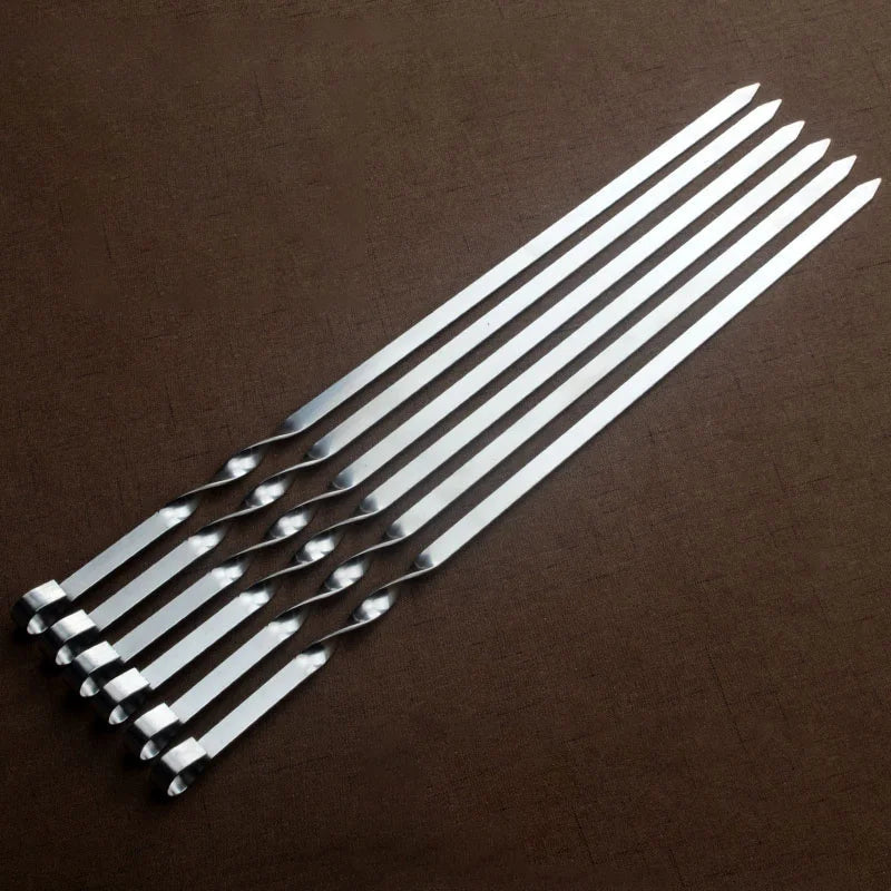 pique à brochette Inox réutilisable : 6 pièces
