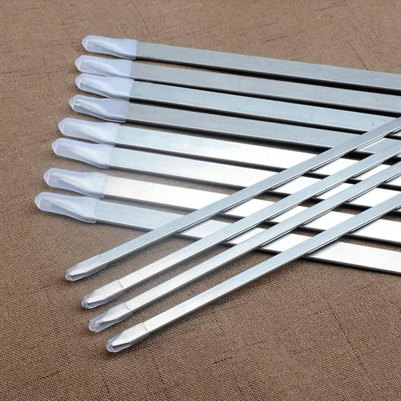 pique à brochette Inox réutilisable : avec protection