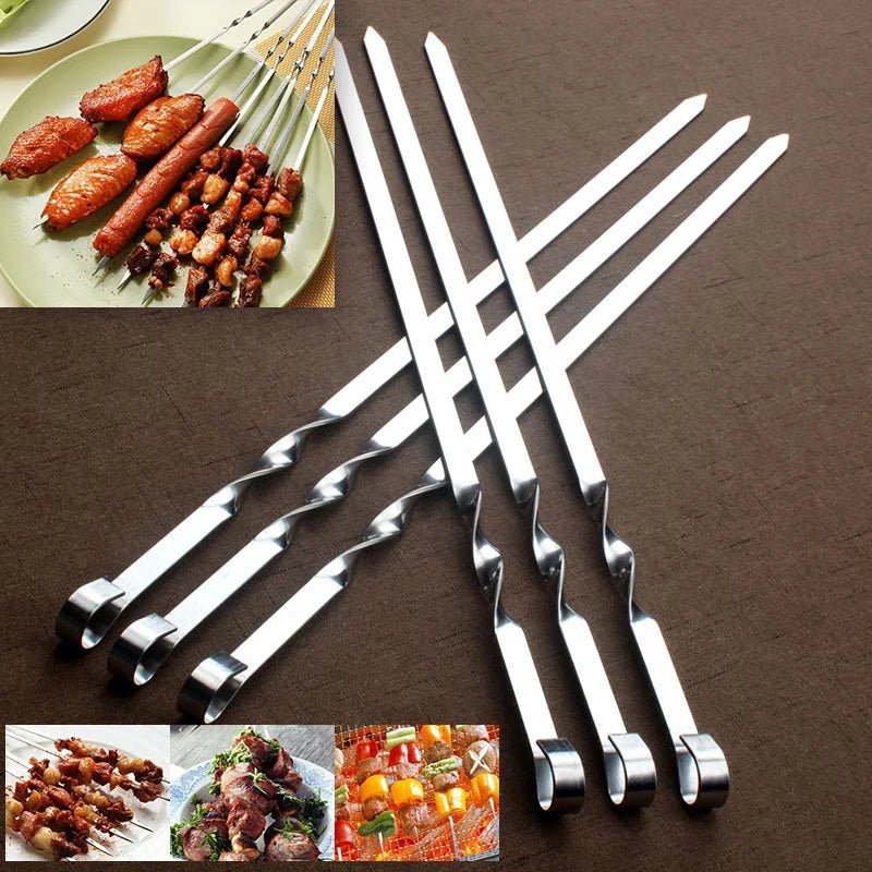 pique à brochette Inox réutilisable : différents actions