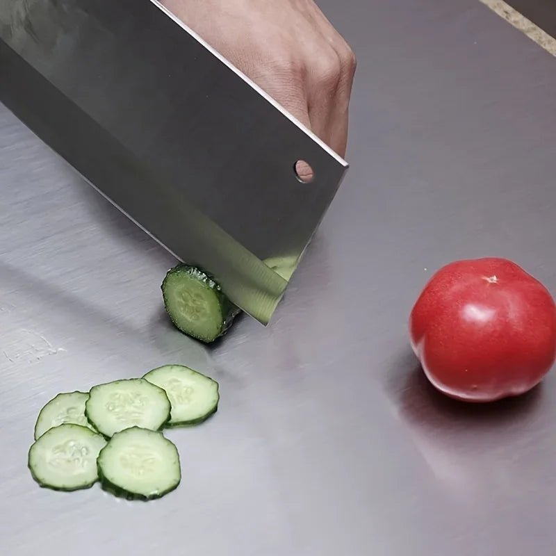 Planche à Découper d'Angle (Forme L) en Acier Inoxydable pour Cuisine et Pâtisserie - Prati - Kitchen