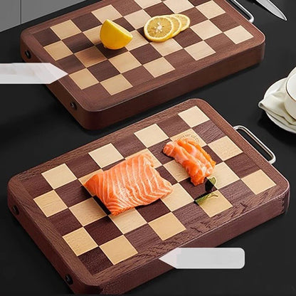 Planche à Découper Ébène COOKER KING | Design Échiquier Luxe | Viandes, Fruits et Légumes - Prati - Kitchen