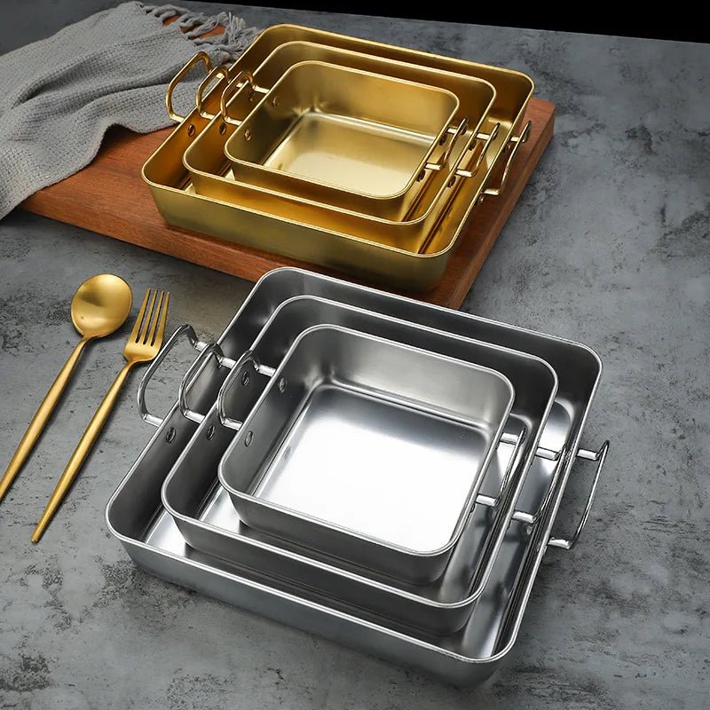 plat à four inox