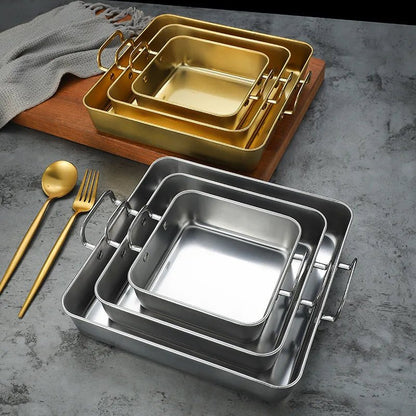 plat à four inox