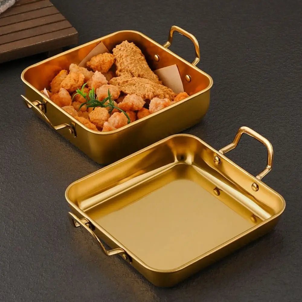 plat à four inox or avec nuggets et poulet