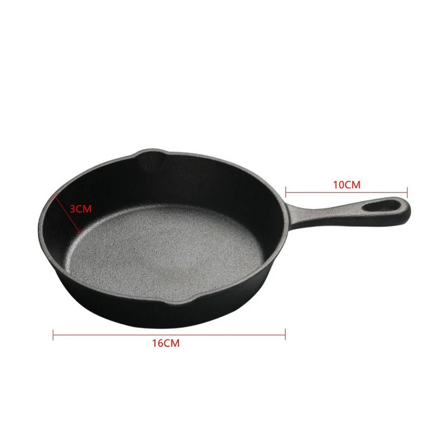 poêle- en- fonte- ronde- : 16 cm