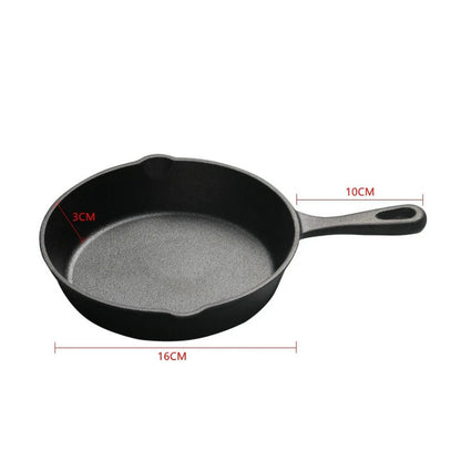 poêle- en- fonte- ronde- : 16 cm