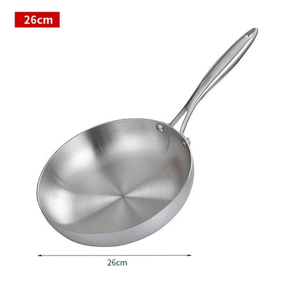 poêle en inox : haute qualité 26 cm