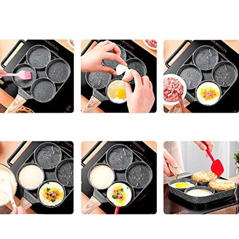 poêle 4 compartiments antiadhésive - Prati - Kitchen