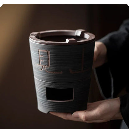 poêle à charbon japonaise en poterie - style rétro - Prati - Kitchen