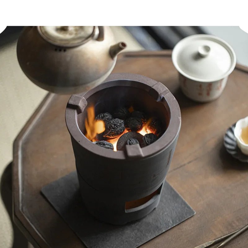 poêle à charbon japonaise en poterie - style rétro - Prati - Kitchen