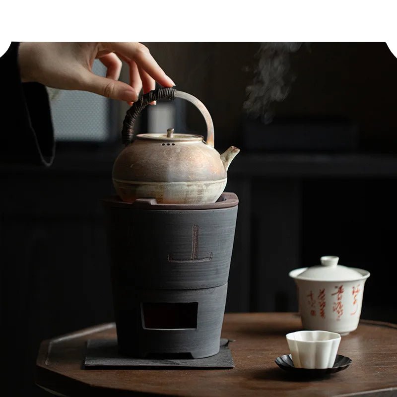 poêle à charbon japonaise en poterie - style rétro - Prati - Kitchen