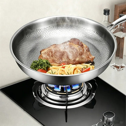 Poêle titane martelé couvercle 26cm - Prati - Kitchen