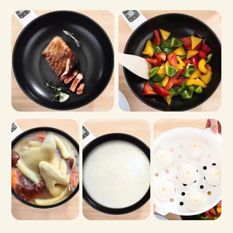 Poêle Wok électrique | Multifonctionnelle Tout - en - un - Prati - Kitchen