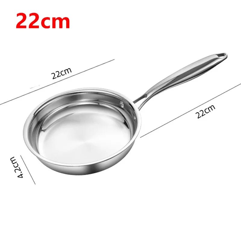 poêles en acier inoxydable poli rond - Induction - Prati - Kitchen