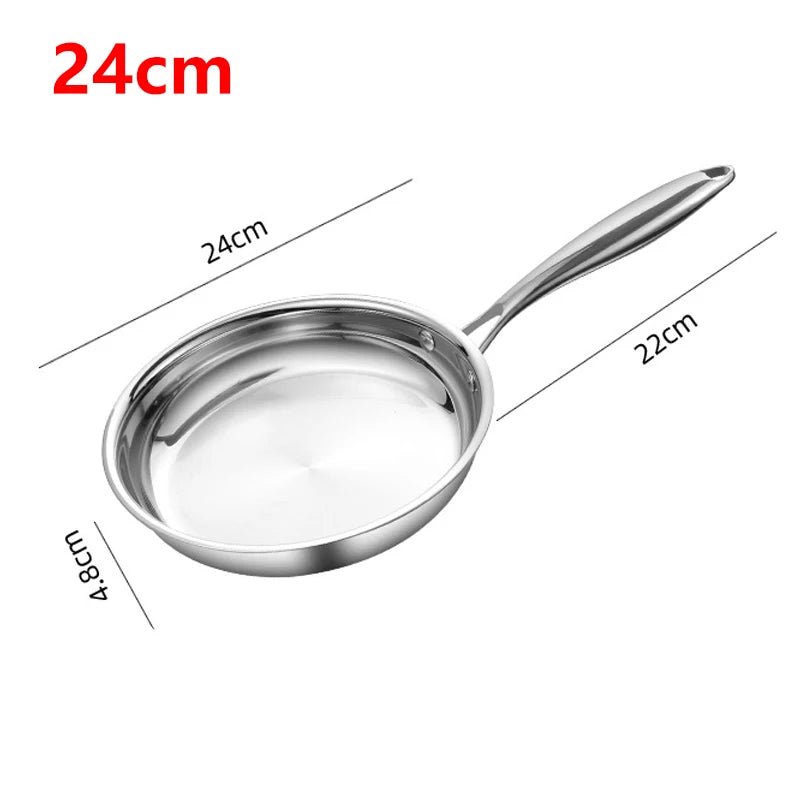 poêles en acier inoxydable poli rond - Induction - Prati - Kitchen