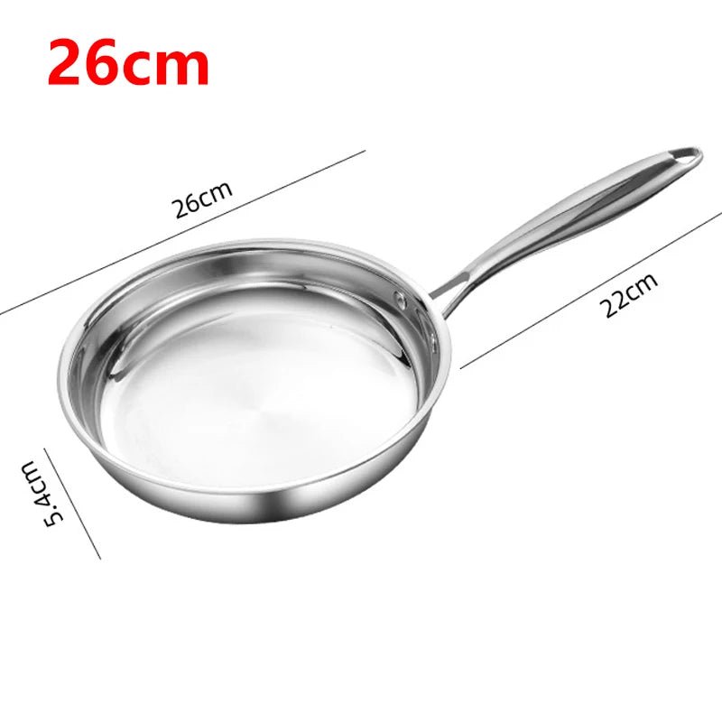 poêles en acier inoxydable poli rond - Induction - Prati - Kitchen