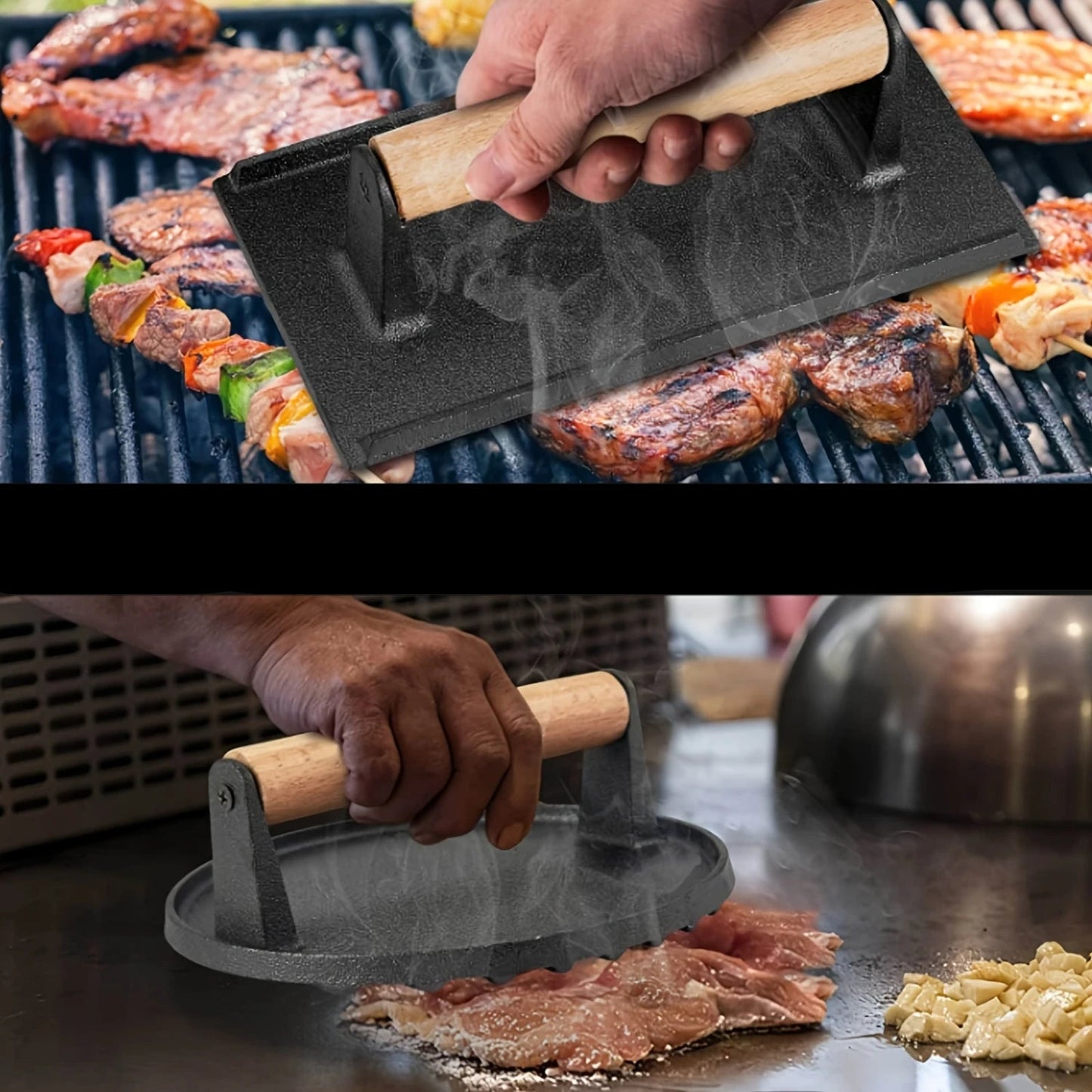 presse à steak multifonctions en fonte - Prati - Kitchen