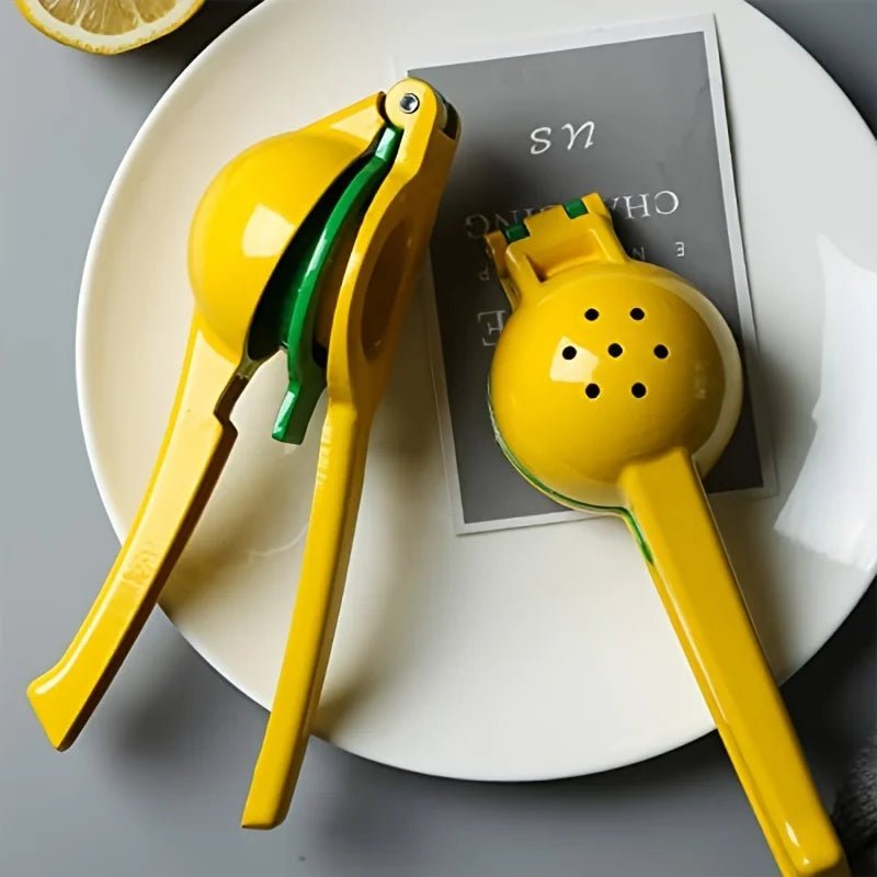 presse - agrumes manuel en alliage d'aluminium jaune - Prati - Kitchen