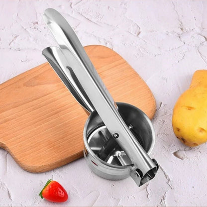 Presse - Purée en Acier Inoxydable Solide et Ergonomique - Ecraseur de Pommes de Terre, Légumes et Fruits - Ustensile de Cuisine Durable - Prati - Kitchen