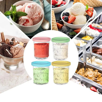 récipient ninja CREAMI DELUXE avec crème glacée