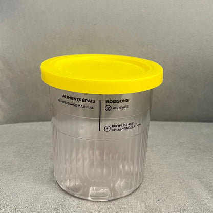 récipient ninja CREAMI DELUXE couvercle jaune
