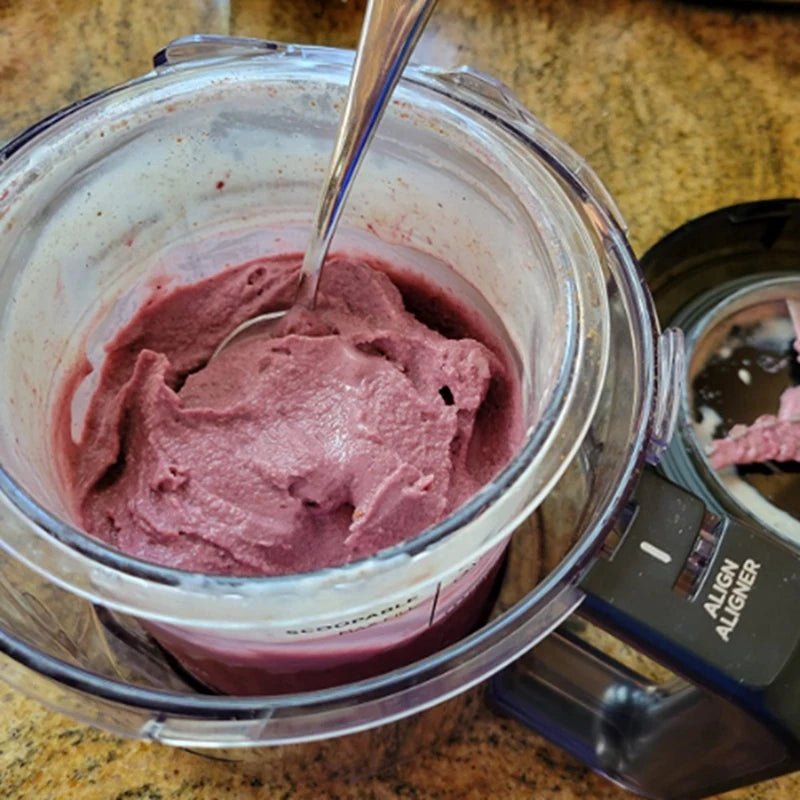 résultat obtenu du sorbet dans Ninja CREAMI