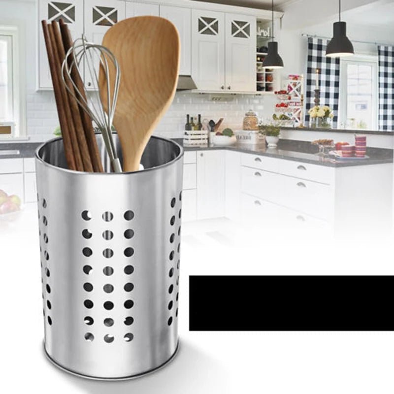 range ustensile de cuisine en acier inoxydable - organisateur pour plan de travail - Prati - Kitchen