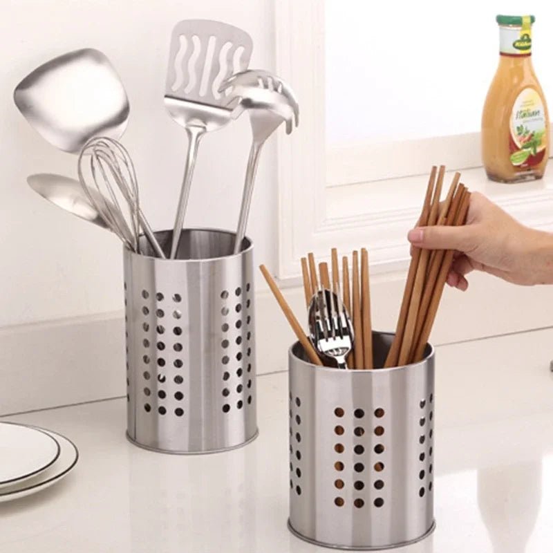 range ustensile de cuisine en acier inoxydable - organisateur pour plan de travail - Prati - Kitchen
