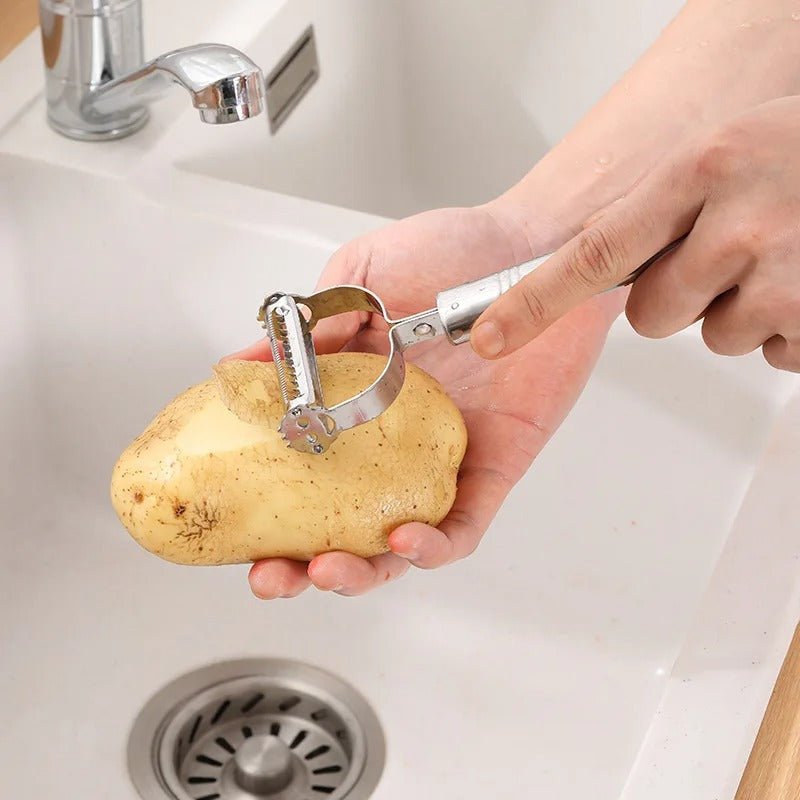 Râpe éplucheur légumes en acier inoxydable - Prati - Kitchen