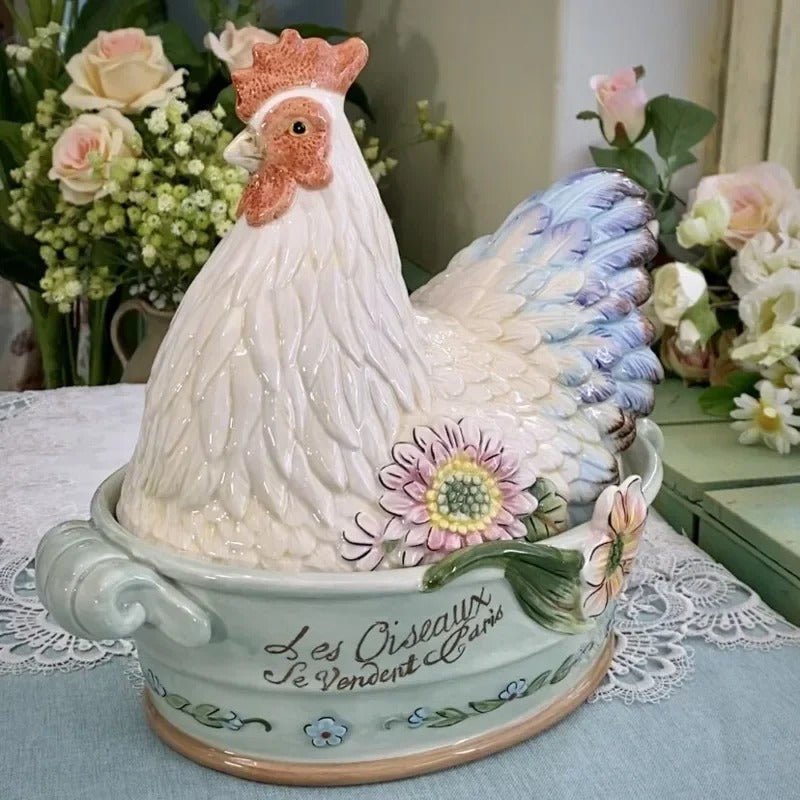 Récipient œufs céramique poule - Prati - Kitchen