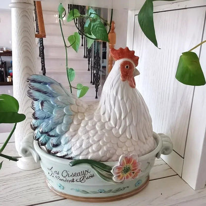 Récipient œufs céramique poule - Prati - Kitchen